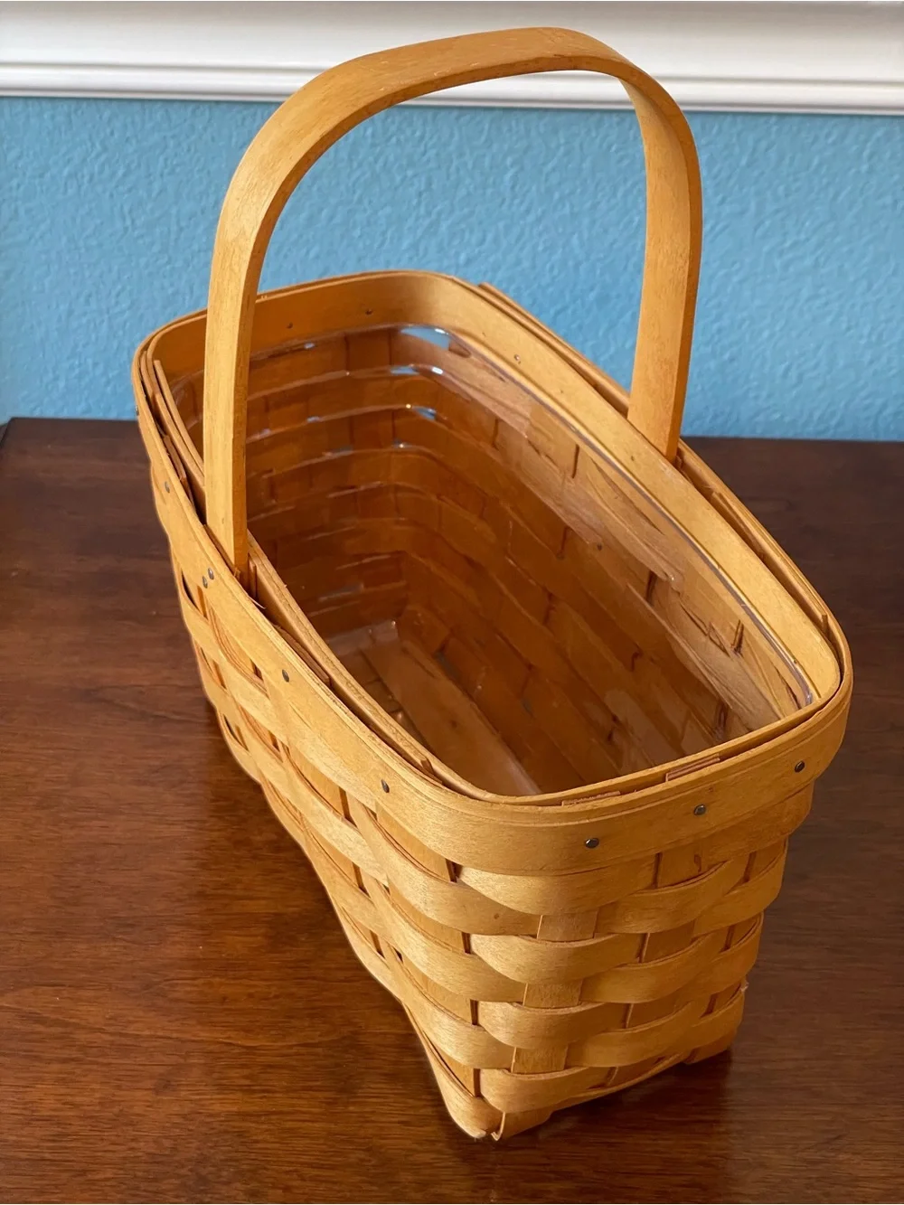 Longaberger 2001 Candle Edition Basket with Plastic Liner – Excellent Condition